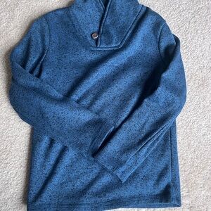 jumping beans Blue Shawl Collar Knit Sweater